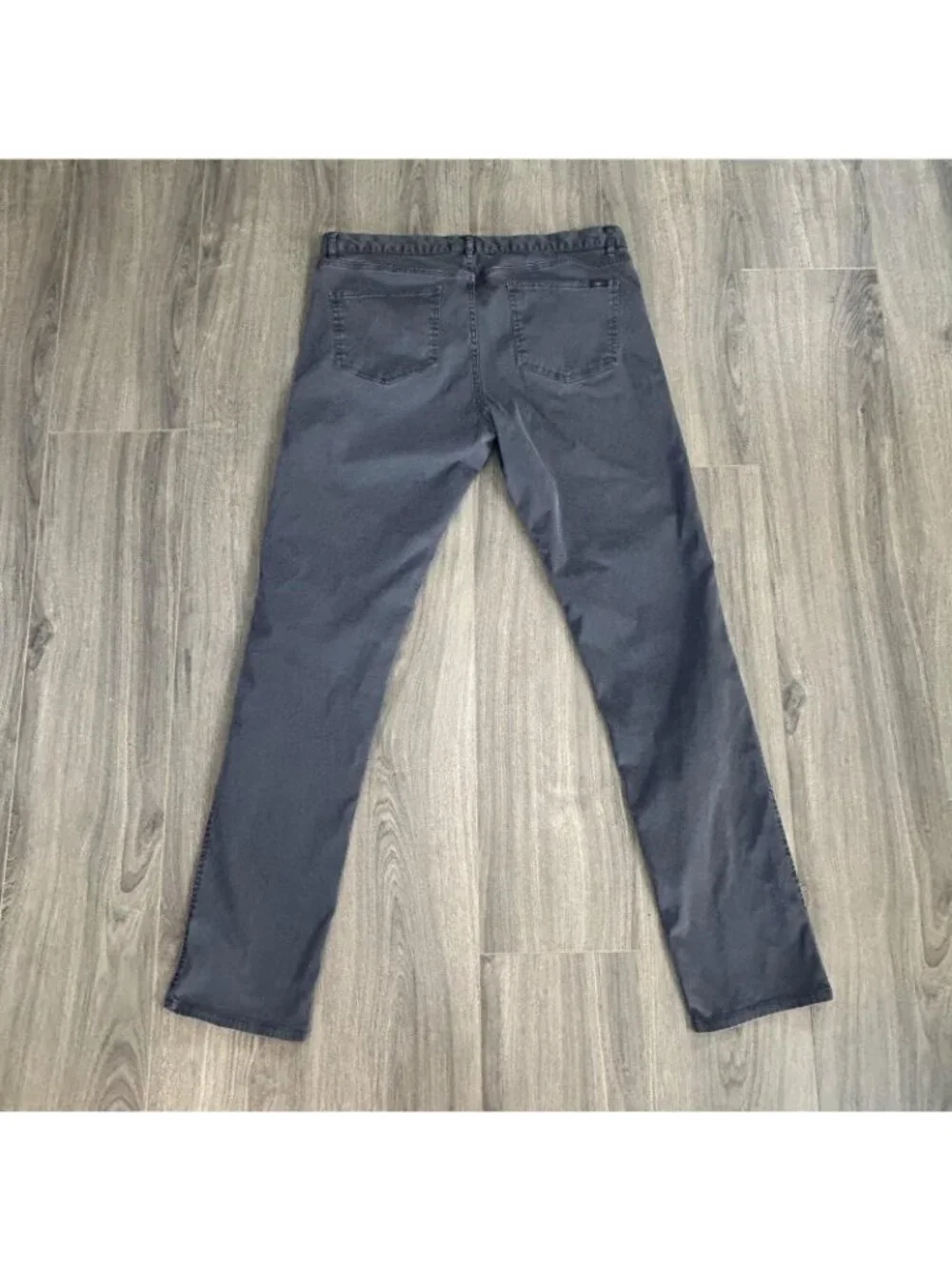 Faherty Brand Pants Mens 36x33.5 Blue Stretch Chino Straight Leg 5 Pocket Casual